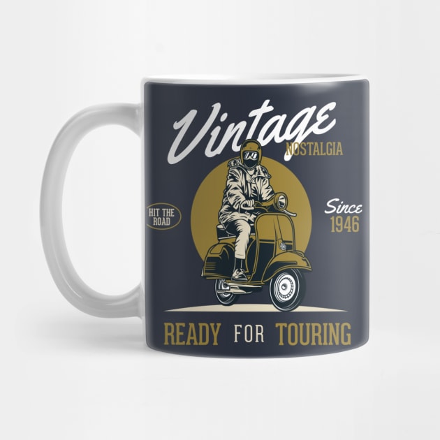 Vintage Vespa Nostalgia by funkymonkeytees